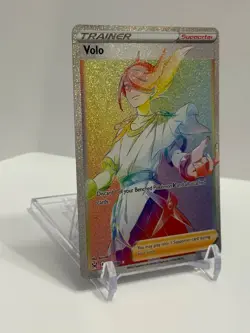 Volo 211/196 Lost Origin Rainbow Secret Rare Trainer Pokemon TCG Mint NM Card - Image 3