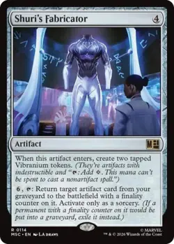 ~ Shuri's Fabricator ~ NM ~ Commander: Marvel Super Heroes ~ MTG ~ - Image 1