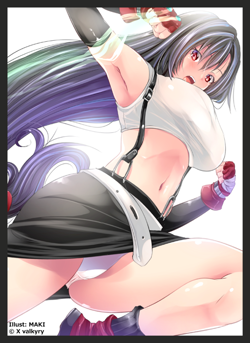 Final Fantasy VII Tifa Lockhart Doujin Card Sleeve Protector - Image 1