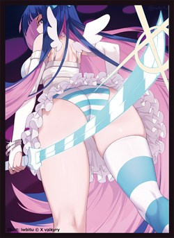 Panty & Stocking with Garterbelt "Stocking" Doujin Card Sleeve Protector - Image 1