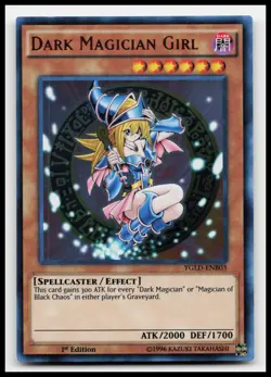 Dark Magician Girl YGLD-ENB03: Yugi's Legendary Decks Yugioh Card - Image 1