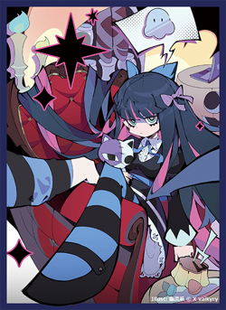 Panty & Stocking with Garterbelt "Stocking" Doujin Card Sleeve Protector - Image 1