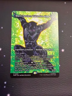 Black Panther, Wakandan King Marvel Universe Eternal Borderless Mythic Rare - Image 1