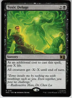 Toxic Deluge Commander: Marvel Super Heroes 161 NM R - Image 1