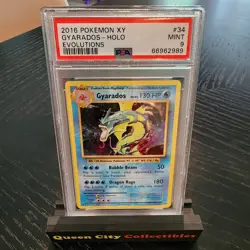 GYARADOS - HOLO - PSA 9 - 2016 Pokemon XY EVOLUTIONS - #34 - Image 1