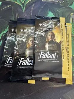 MTG Fallout Collectors Boosters Sample Pack Magic The Gathering - Image 1