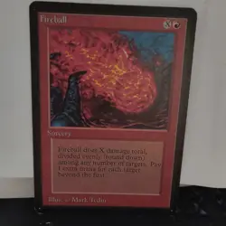 Magic: The Gathering Fireball Beta Red Common English - Mark Tedin - Image 1