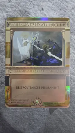 Vindicate Foil M Masterpiece Series: Amonkhet Invocations 30 NM MTG - Image 1
