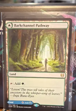 MTG Barkchannel Pathway Kaldheim Regular - Image 1
