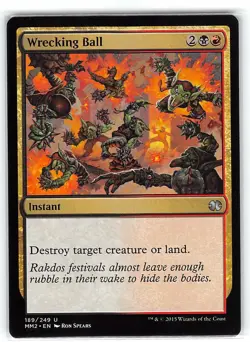 Wrecking Ball *PLAYSET* Magic MtG x4 Modern Masters 2015 SP - Image 1
