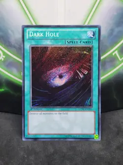 Yugioh Dark Hole LCJW-EN283 Secret Rare 1st Edition NM - Image 1
