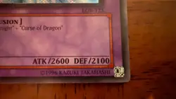 Yu-Gi-Oh LOB-125 Gaia Dragon Champion Ultra Rare Holo LP+ - Image 3