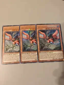Yugioh 3x Danger! Thunderbird! Playset - GFTP-EN090 - Ultra Rare - LP - Image 1