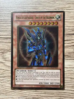 Yu-Gi-Oh! Konami Black Luster Soldier Envoy GLD4-EN013 Gold Rare Holo LE - Image 1