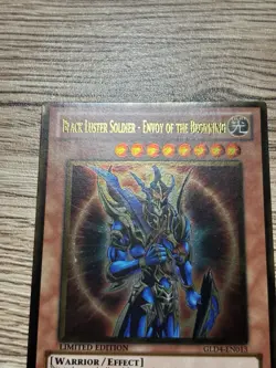 Yu-Gi-Oh! Konami Black Luster Soldier Envoy GLD4-EN013 Gold Rare Holo LE - Image 4