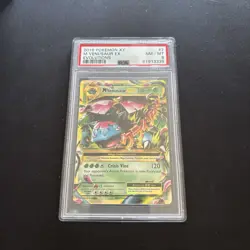 2016 POKEMON XY EVOLUTIONS #2 M VENUSAUR EX PSA 8 - Image 1