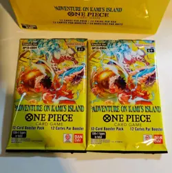 🧭ONE PIECE OP15 Adventure on Kami's Island X2 Booster Packs English SEALED🏴‍☠ - Image 1