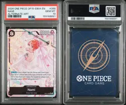 2026 One Piece OP-15-EB04 Adventure On Kami’s Island Nami 086 Alt Art PSA 10 EN - Image 3