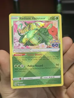 Pokemon TCG Radiant Venusaur Pokemon Go 004/078 Near Mint - Image 1