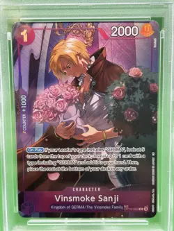 Vinsmoke Sanji PSA 10 OP10-063 🔥Treasure Rare*🔥 2025 One Piece OP12 *English* - Image 3