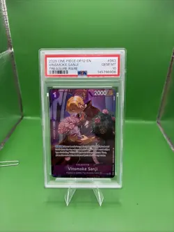 Vinsmoke Sanji PSA 10 OP10-063 🔥Treasure Rare*🔥 2025 One Piece OP12 *English* - Image 4