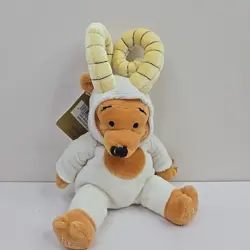 Winnie The Pooh Bean Bag Plush Set 6 Zodiac Signs Disney Store Leo Virgo Libra - Image 4