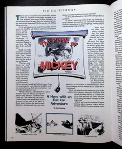 Disney Magazine Winter 1993 Mighty Ducks Emilio Estevez Roger Rabbit NO LABEL - Image 5
