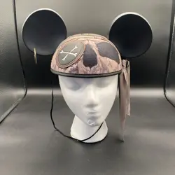 Mickey Mouse Pirates of the Carribbean Ears Hat Disney Parks Skulls - Image 1