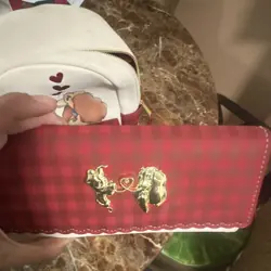 Loungefly Disney Lady & the Tramp Mini Backpack & Matching Wallet, Red/White - Image 3