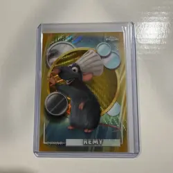 2026 Topps Chrome Disney REMY Gold Refractor 39/50 Ratatouille #47 - Image 1