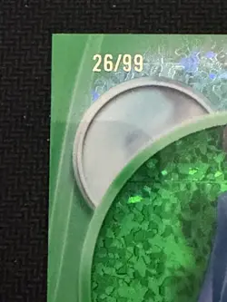 ELSA Green Speckle Mini Diamond /99 #168 Frozen 2026 Topps Chrome Disney Anna - Image 2