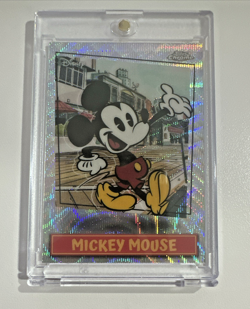 Topps 2026 Disney Neon Chrome Mickey Mouse Mickey Shorts Short Print MSSP-2 Rare - Image 1