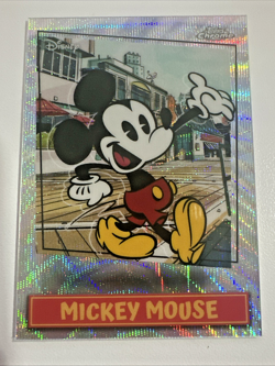 Topps 2026 Disney Neon Chrome Mickey Mouse Mickey Shorts Short Print MSSP-2 Rare - Image 2