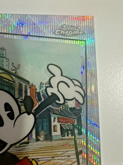 Topps 2026 Disney Neon Chrome Mickey Mouse Mickey Shorts Short Print MSSP-2 Rare - Image 4