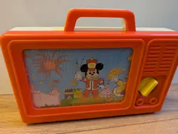 Disney Children's TV Red Toy Working Sounds Moving Music Vintage Lullaby - Image 3