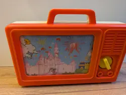 Disney Children's TV Red Toy Working Sounds Moving Music Vintage Lullaby - Image 4