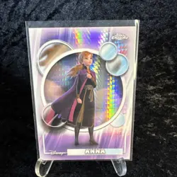 2026 Topps Chrome Disney Anna Prism Refractor Card #169 - Image 2