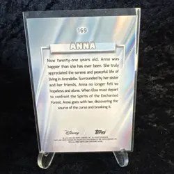 2026 Topps Chrome Disney Anna Prism Refractor Card #169 - Image 3
