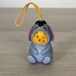 Winnie the Pooh Peek-a-Pooh Pooh as Eeyore Series 9 Phone Charm Disney - Image 1