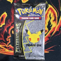 Pokemon TCG Celebrations 25th Anniversary English Booster Pack 1 Pack 4 Cards - Image 3