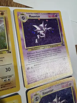 Pokemon Fossil Set 8 Card Holo Lot Haunter Aerodactyl Ditto Zapdos Magneton Muk - Image 4