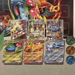Pokemon Special set Venusaur Charizard Blastoise Factory with starter promos - Image 3