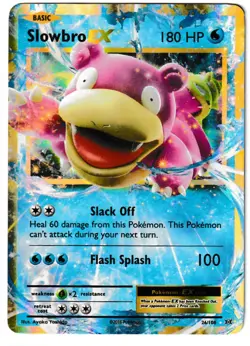 Slowbro EX 26/108 - XY : Evolutions Ultra Rare Holo Pokemon Card - NM - Image 1