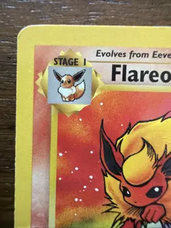 Pokemon TCG Flareon 19/64 Rare Vintage Jungle Card Non Holo DMG/HP - Image 2