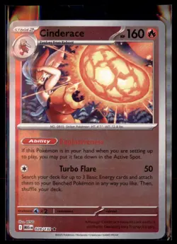 Pokemon Cinderace ME01: Mega Evolution 028/132 Reverse Holo 4 Card Lot - Image 1