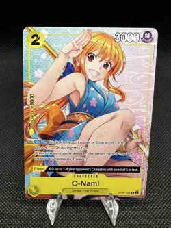One Piece O-Nami (Welcome Pack Vol. 2) OP06-101 R Nami Promotion Card NM - Image 1