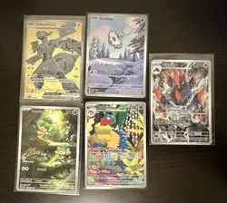 Pokemon Full Art - Illustration Rare - Lot Of 5 - Pack Fresh - Image 2