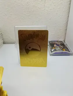 Dragonite GX Gold Foil Fan Art Vinyl Textured Collector Pokemon Card - Image 2