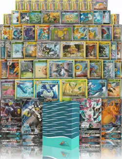 Ultra Rare Premium Pack| 100+ Authentic Pokemon Cards | 4x Ultra Rare Guaranteed - Image 1