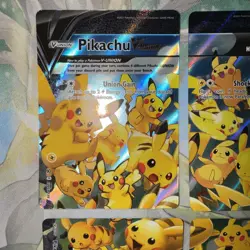 Pikachu V-Union SwSH Black Star Promo Set of 4 Pokemon TCG Promo Cards English - Image 2